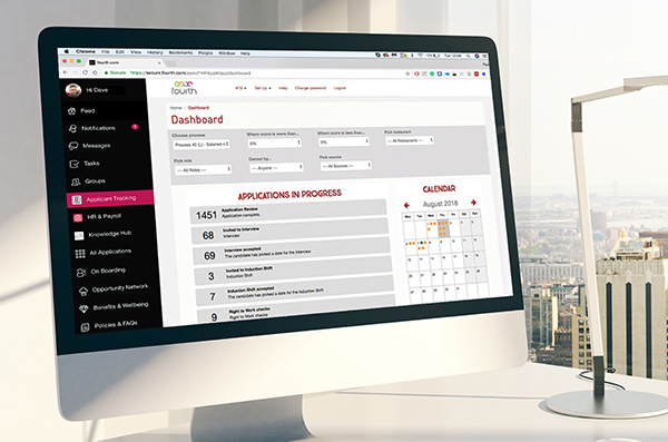 Digital dashboard to ease applicant tracking and speed up the recruitment process.