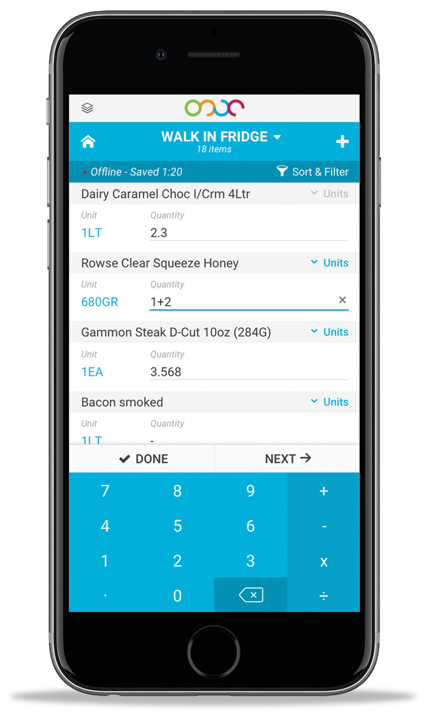 Counting mobile app